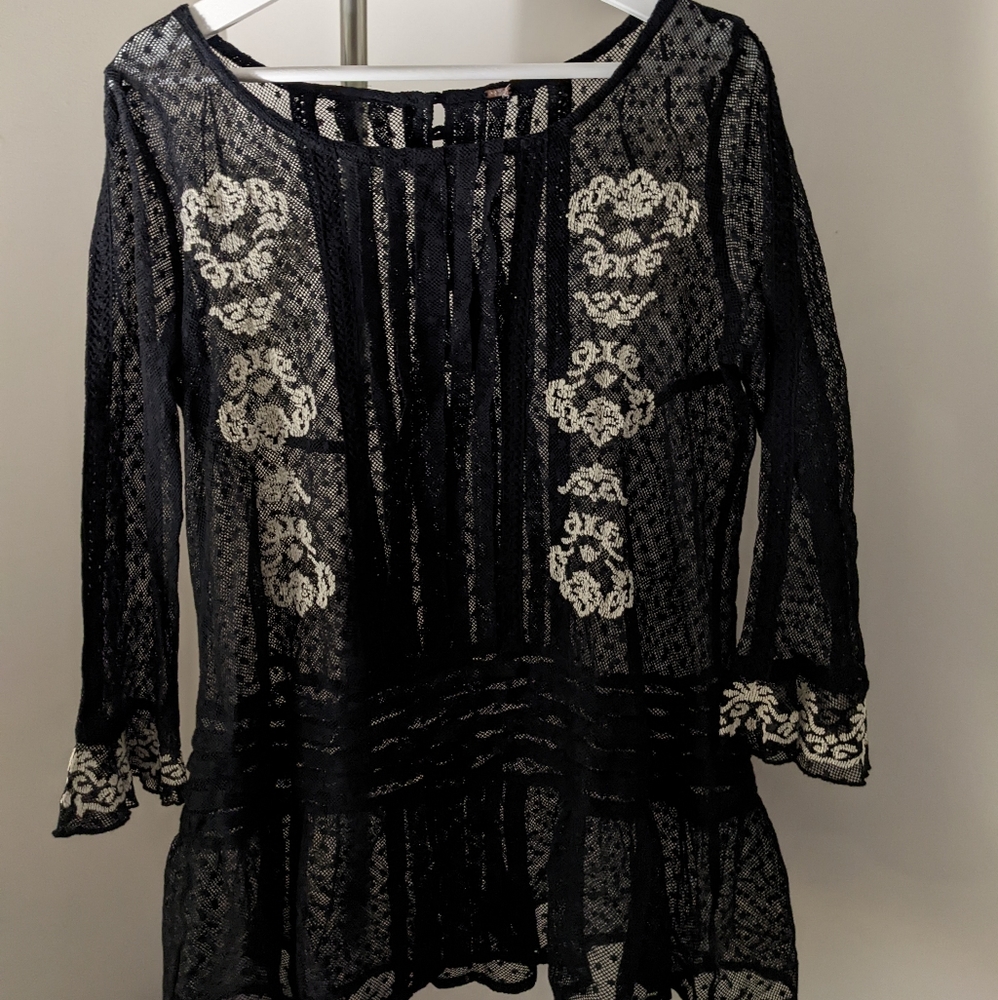 Free people sheer top